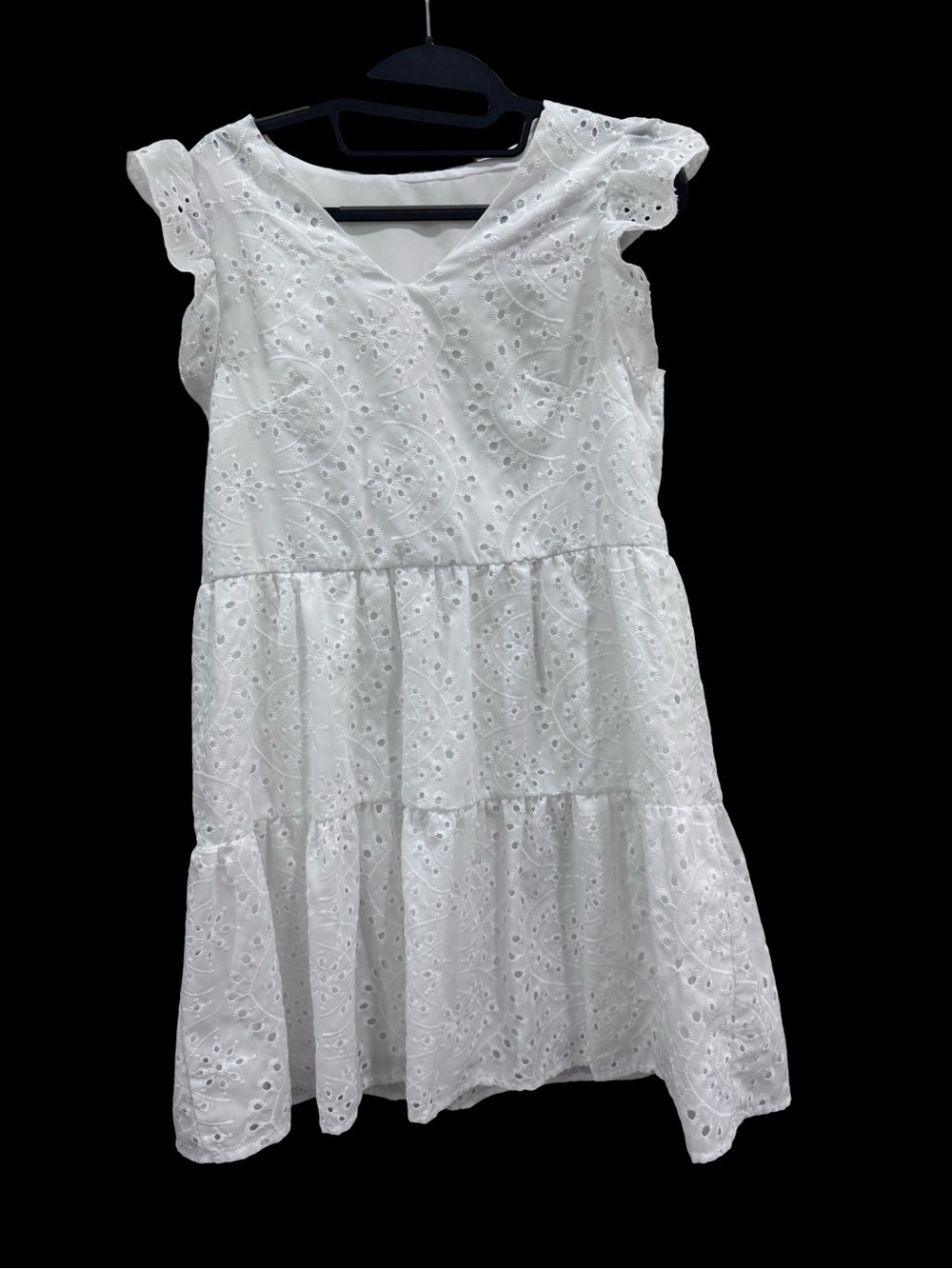 Shein Eyelet Dress - White